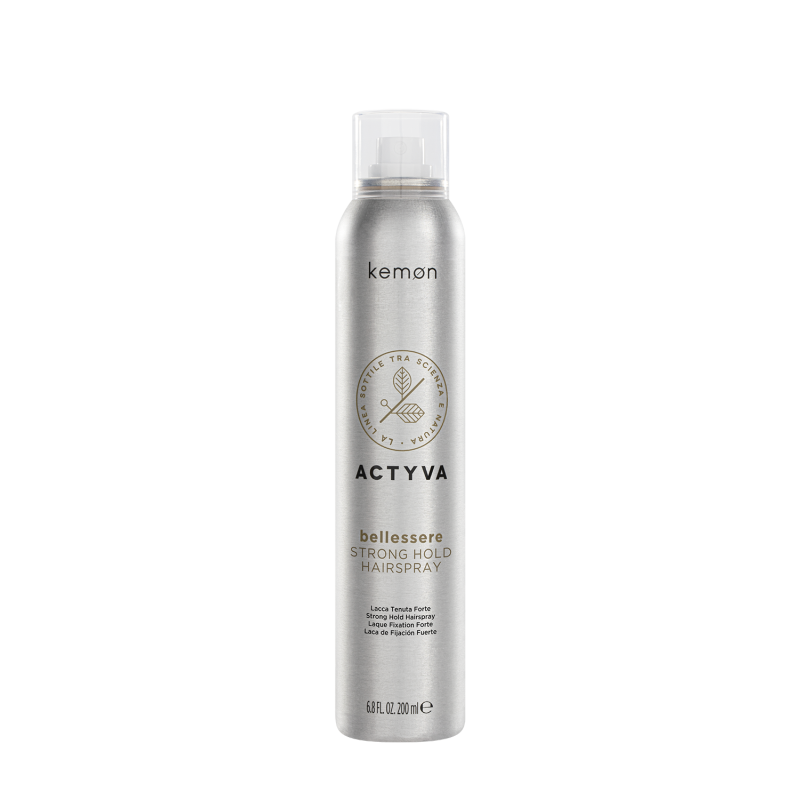 Actyva bellessere strong hold hairspray 200 ml bolli - fronte.png